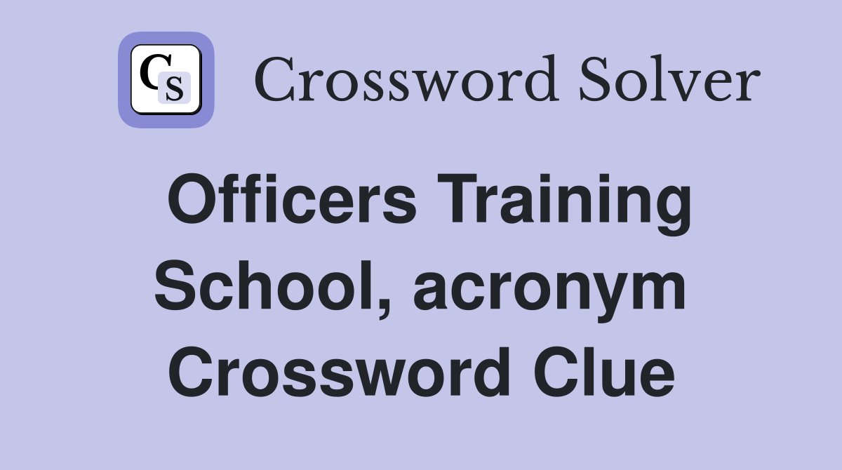 make the most of life acronym crossword clue
